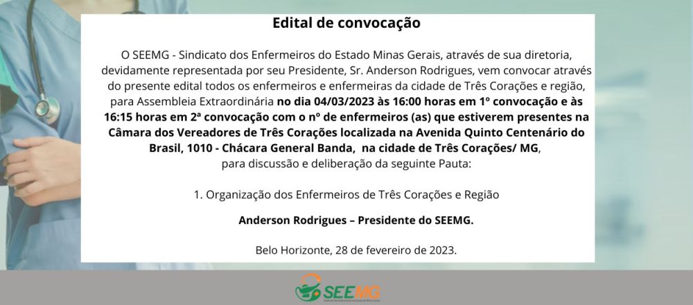 Edital de Convocação