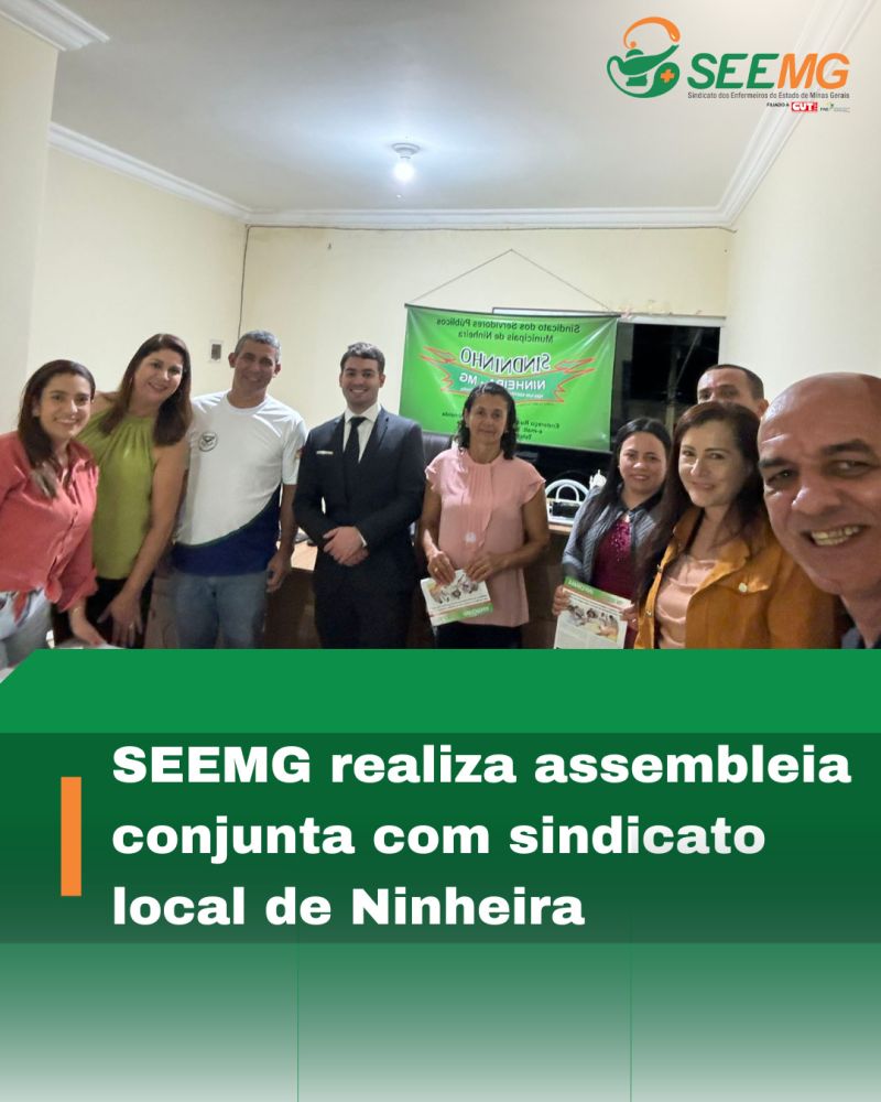 SEEMG realiza assembleia conjunta com sindicato local de Ninheira