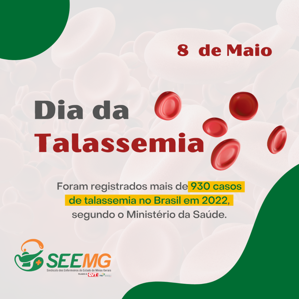 8 de Maio - Dia Internacional da Talassemia