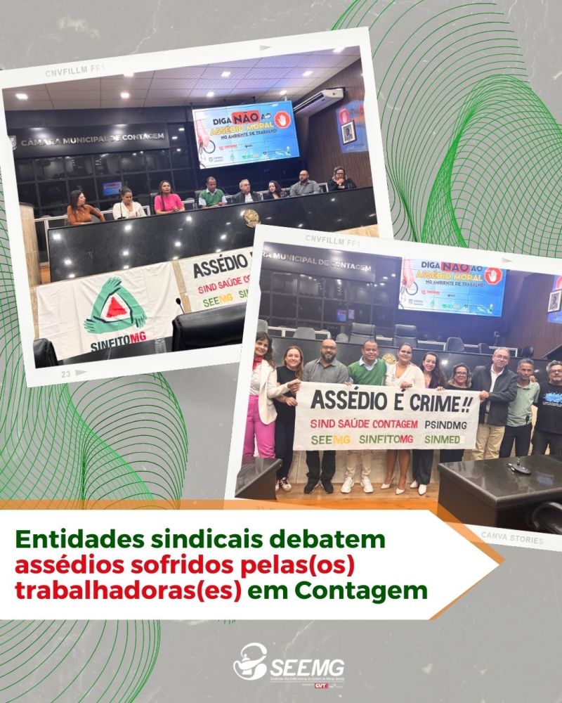 Entidades sindicais debatem assédios sofridos pelas(os) trabalhadoras(es) em Contagem