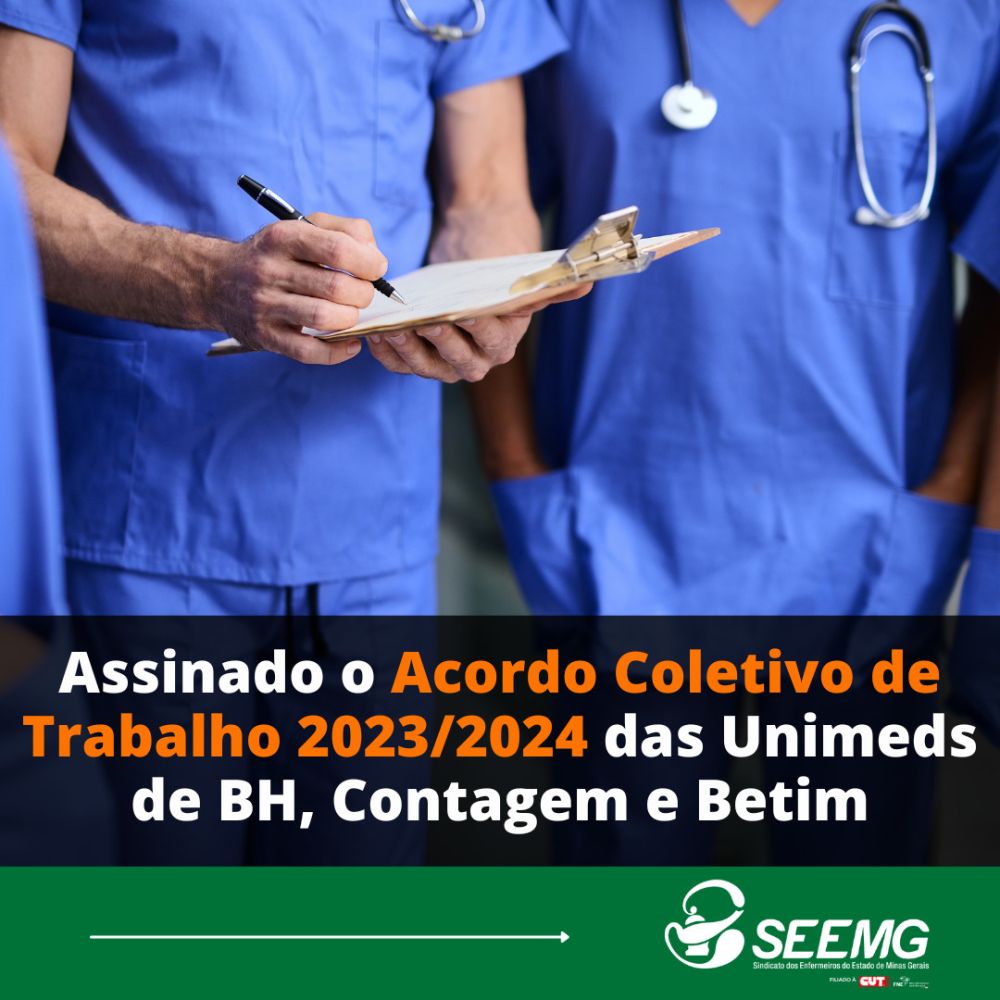 SEEMG assina Acordo Coletivo com a rede Unimed-BH