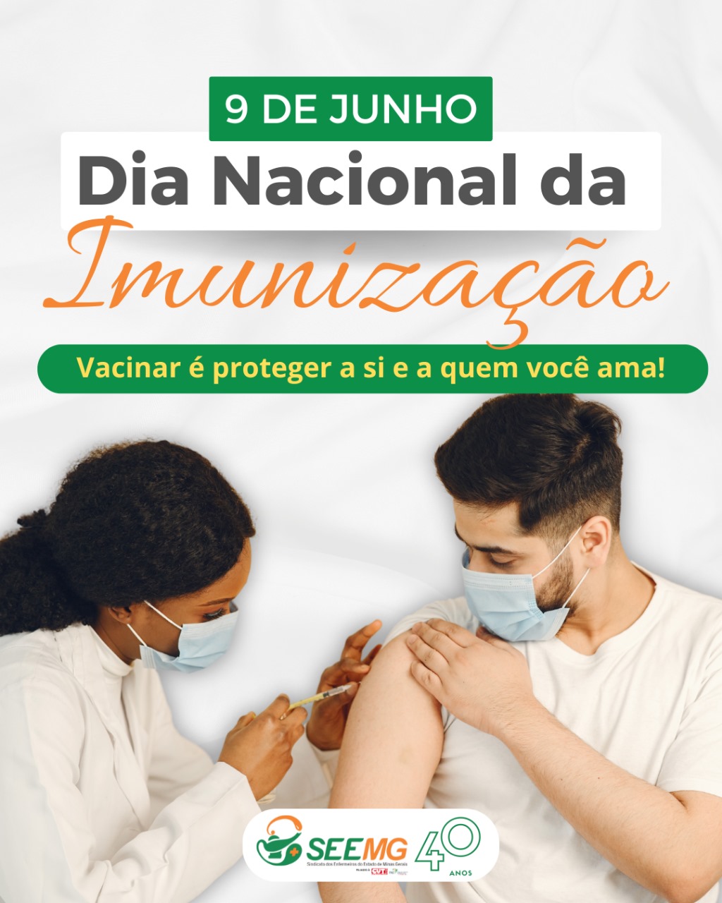 SEEMG destaca a importância da Imunização neste dia 09 de junho- Dia da Imunização