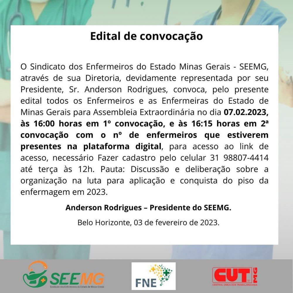 Edital de Convocação