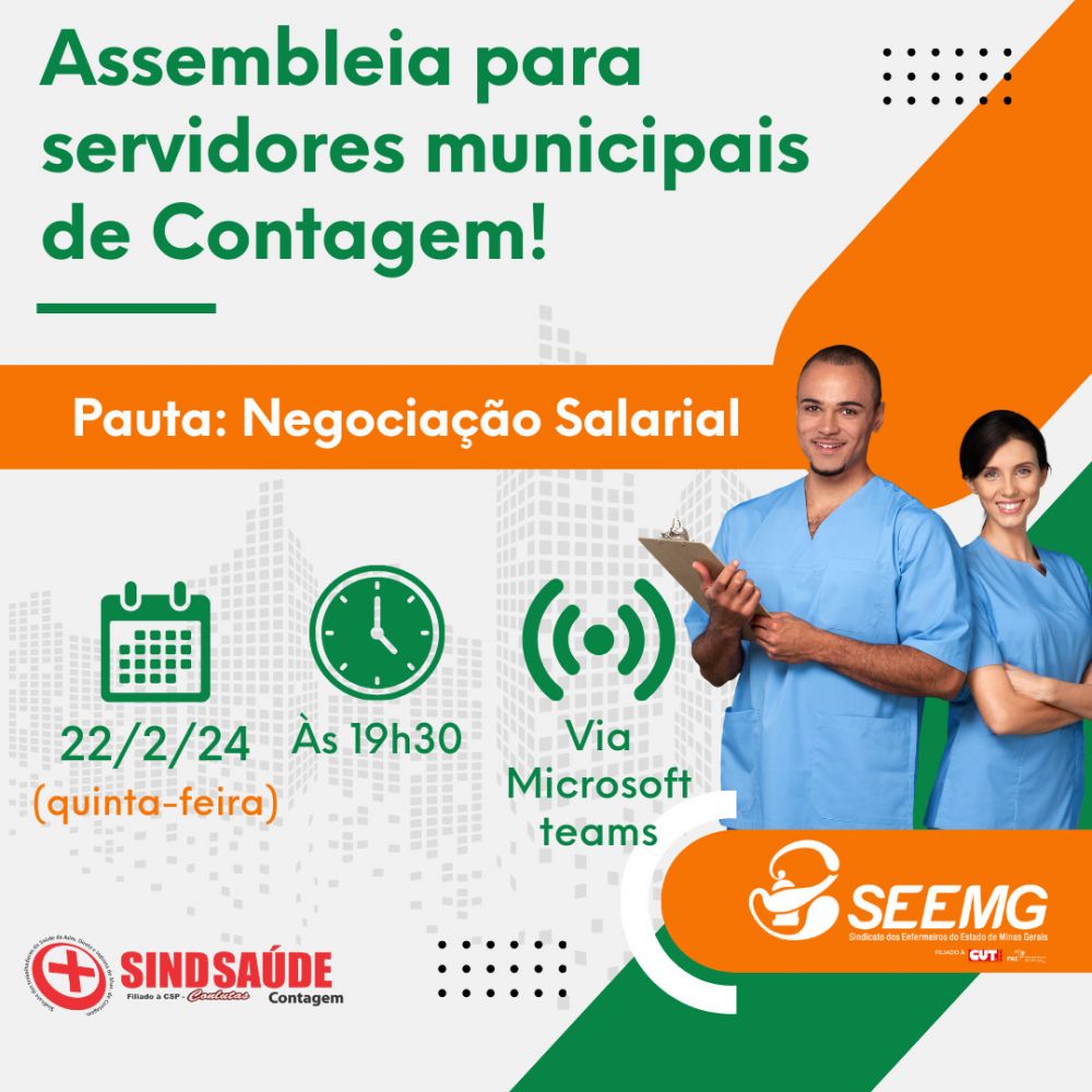 SEEMG realiza assembleia para servidores municipais de Contagem