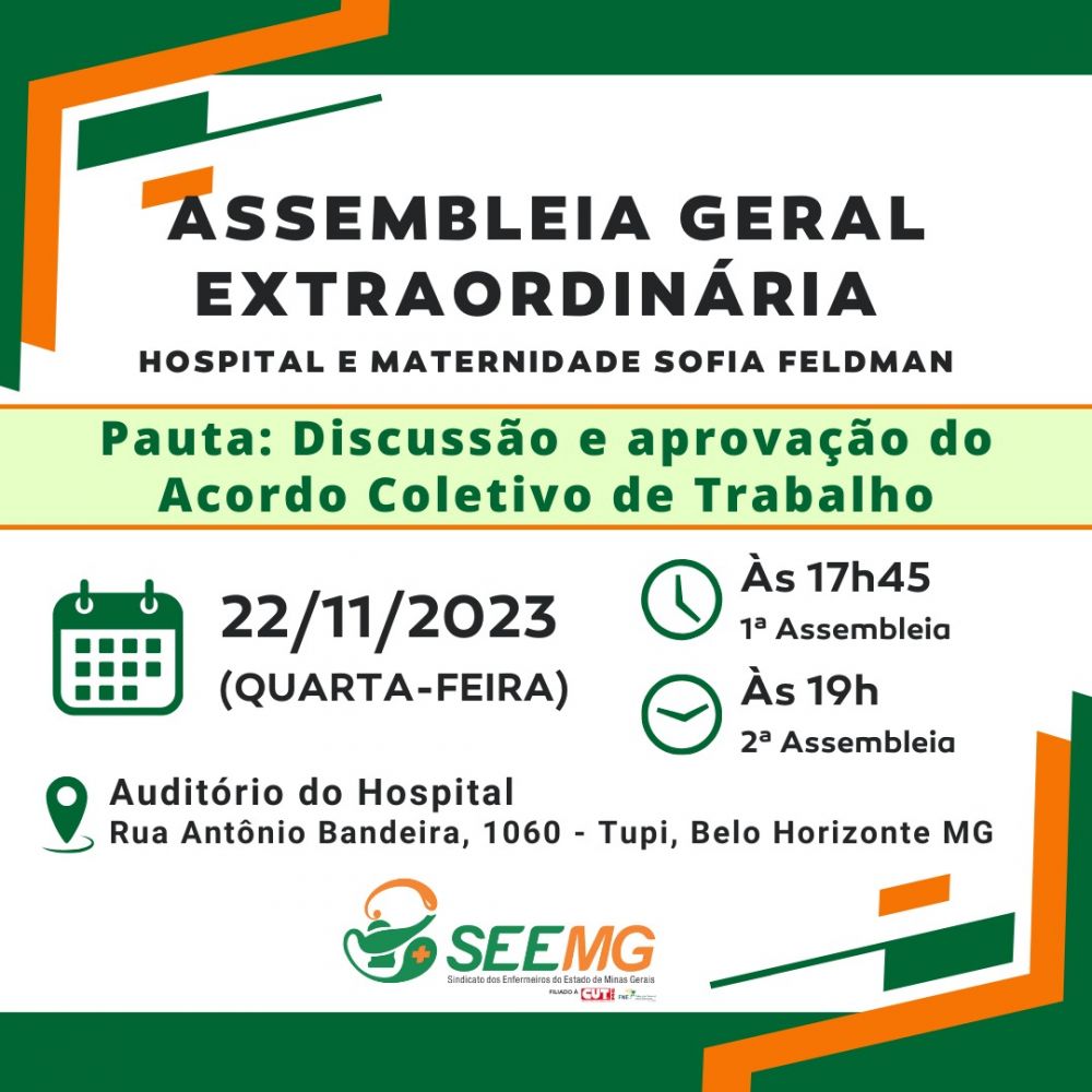 Assembleia Geral - Hospital e Maternidade Sofia Feldman