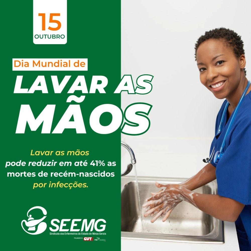 15 de outubro - Dia Mundial de Lavagem de Mãos