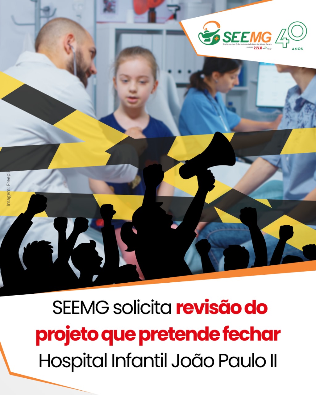 SEEMG solicita revisão do projeto que pretende fechar Hospital Infantil João Paulo II