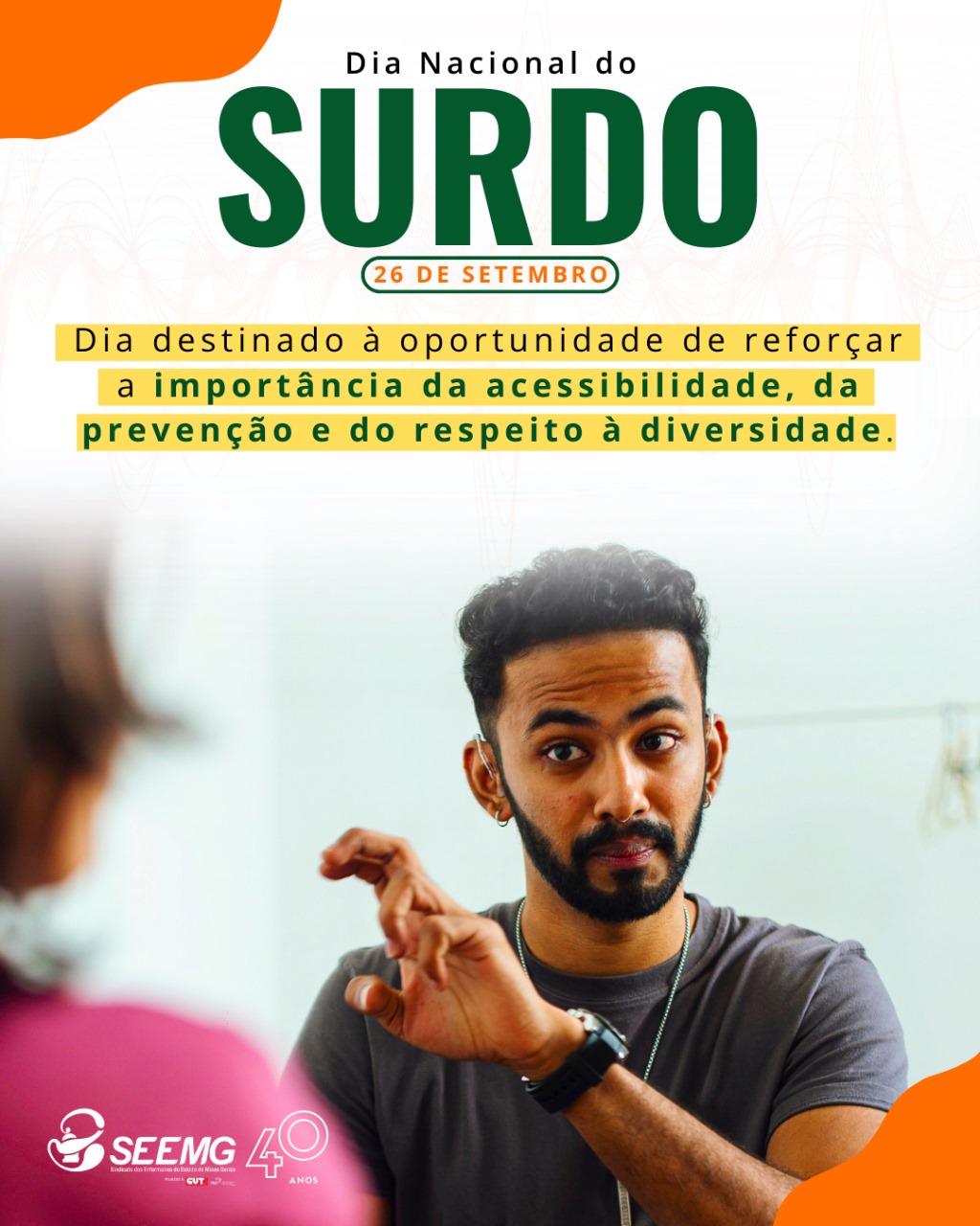 Dia Nacional dos Surdos reforça a importância de uma sociedade plural e inclusiva