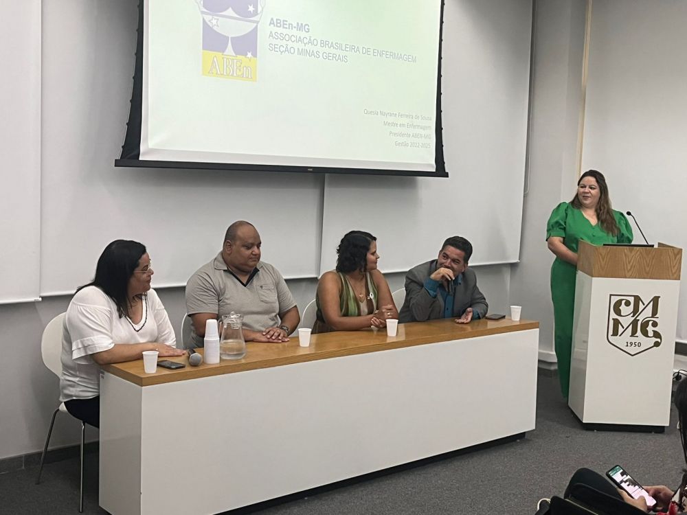 SEEMG, COREN-MG E ABEN realizaram palestra para estudantes da Faculdade de Ciências Médicas