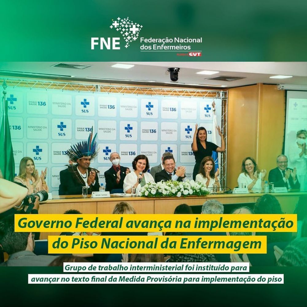 Governo Federal avança na implementação do Piso Nacional da Enfermagem