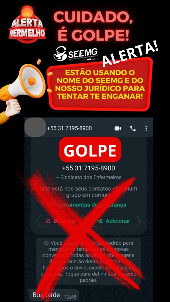 Atenção!!! Alerta Urgente!