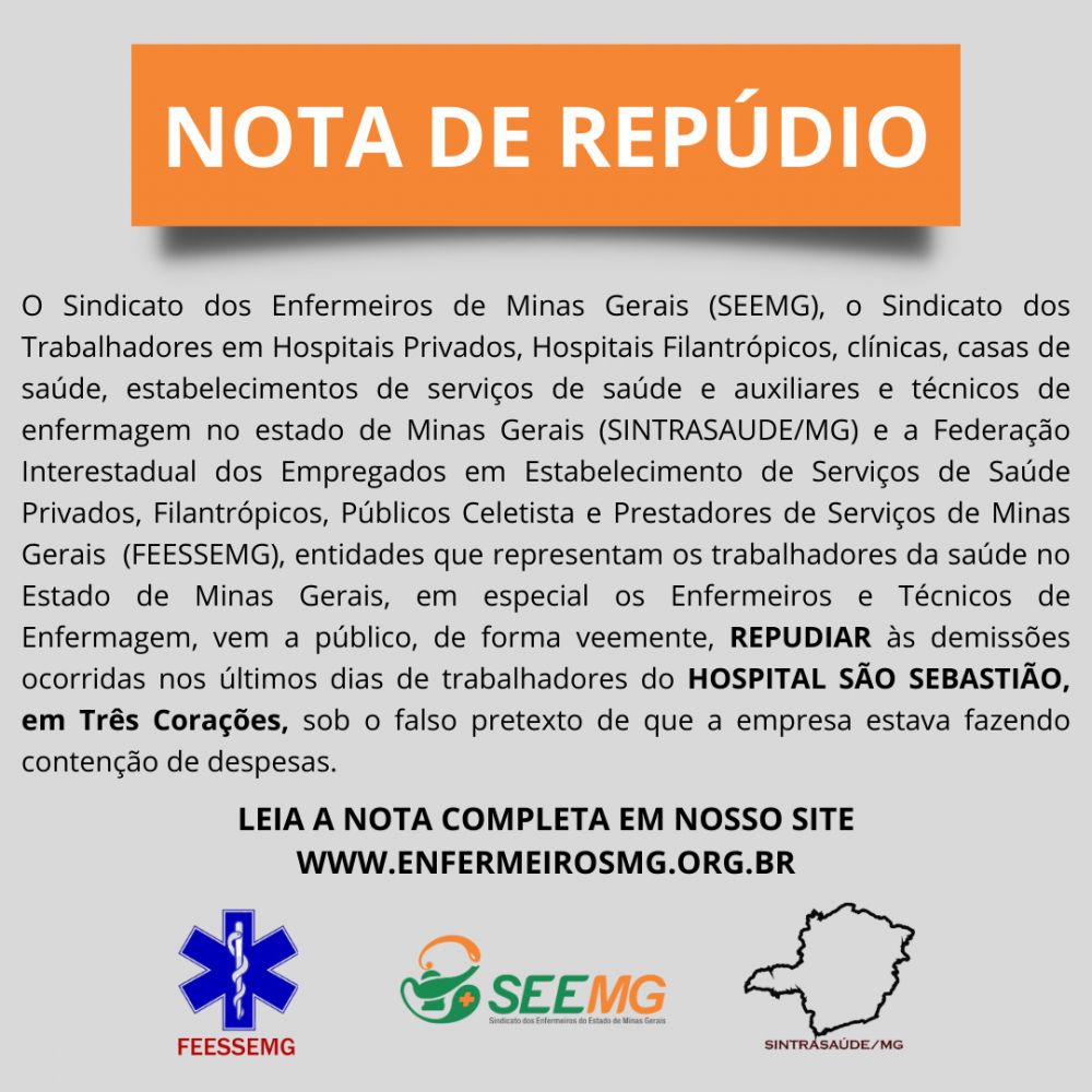 NOTA DE REPÚDIO