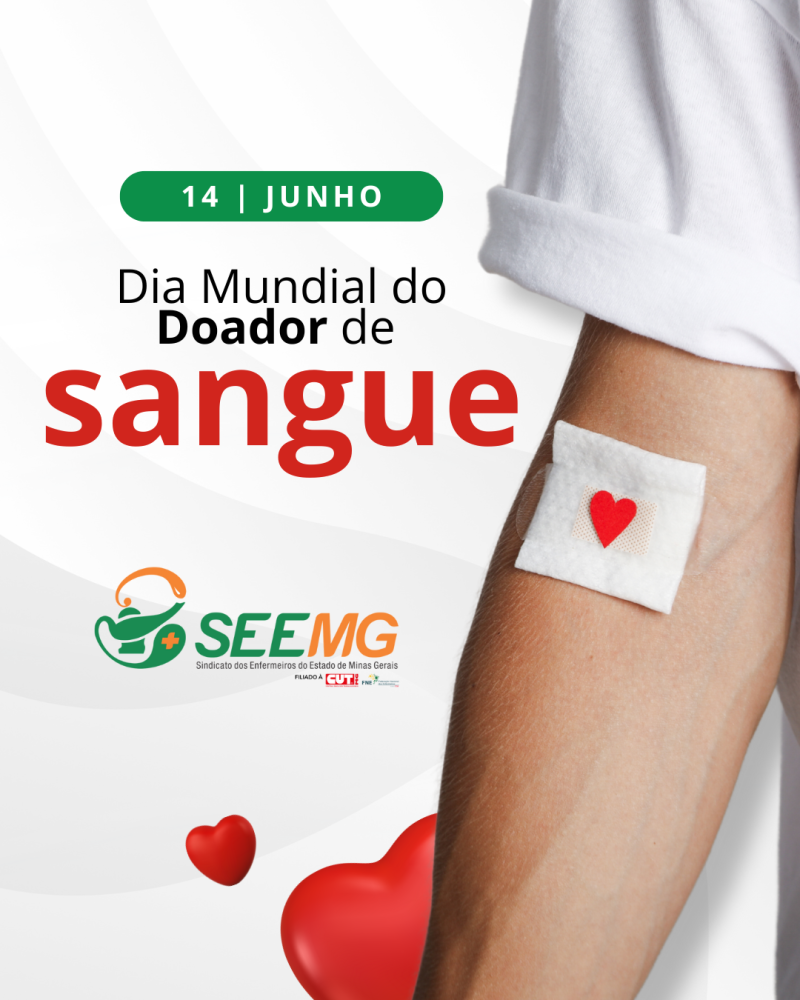 14 de Junho -  Dia Mundial do Doador de sangue