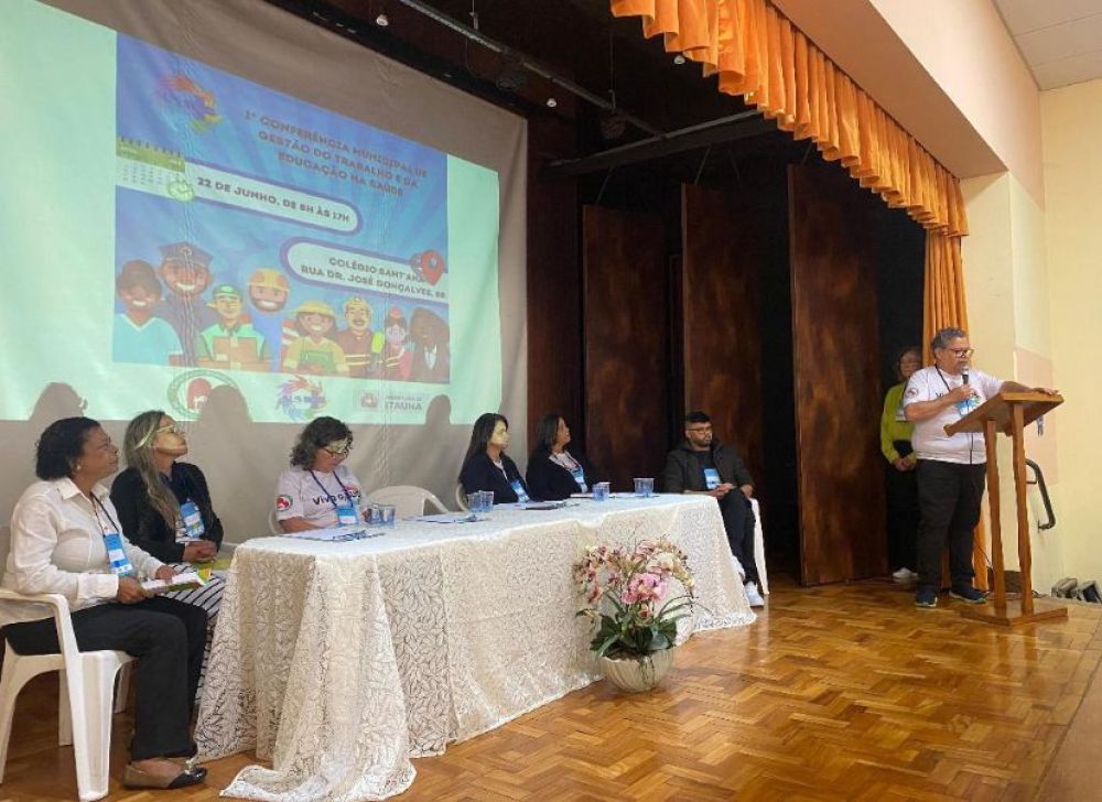 SEEMG participa ativamente da 1ª Conferência Municipal de Gestão do Trabalho e Educação na Saúde em Itaúna