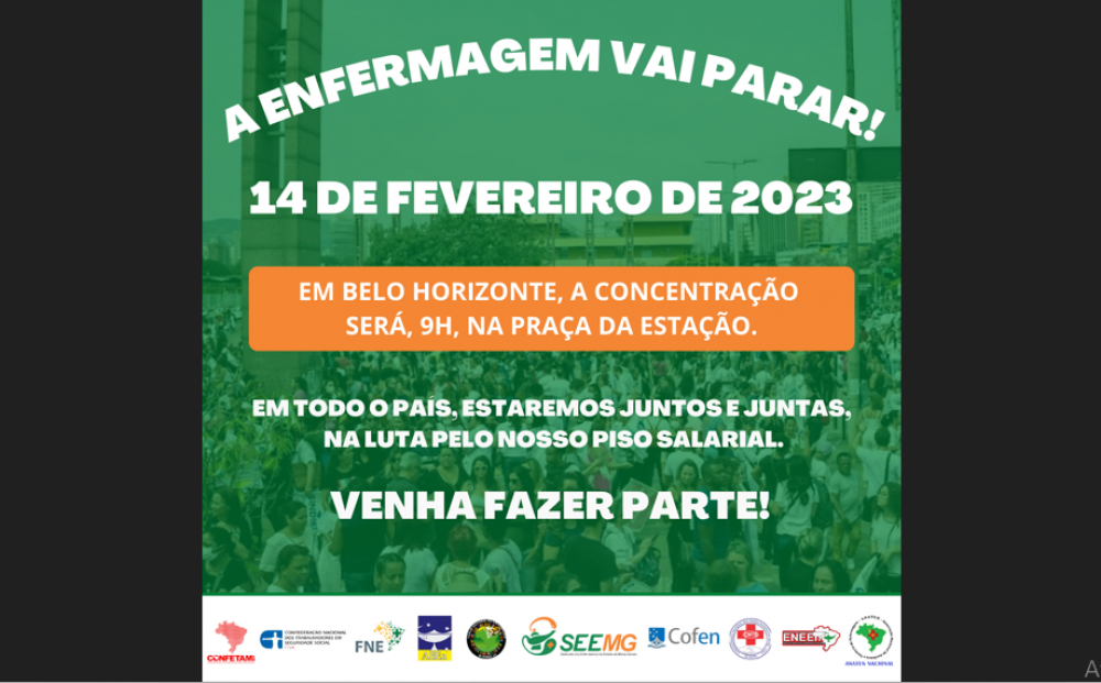 A Enfermagem vai parar!