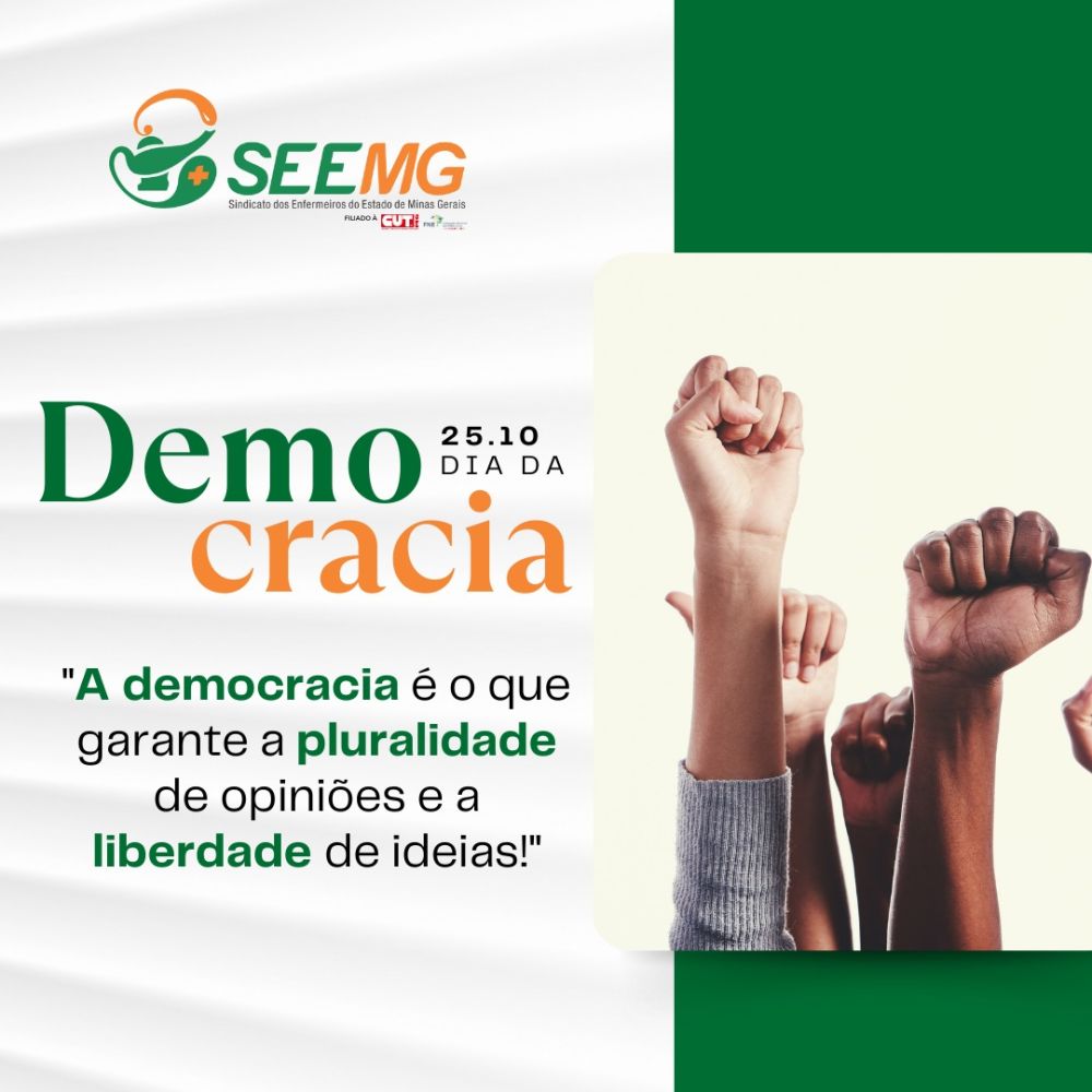 25 de outubro -  Dia Nacional da Democracia