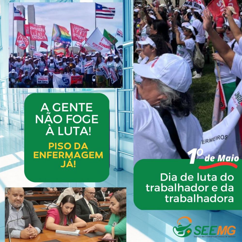 1º de Maio de luta pelo Piso Salarial : nenhum direito a menos !