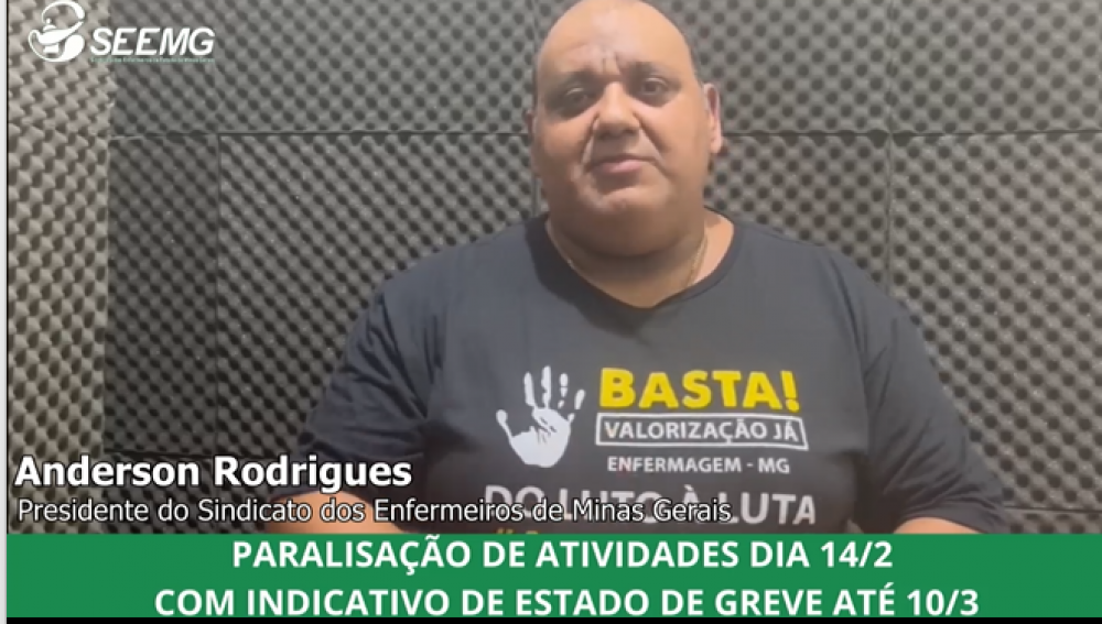 07/2/23 -  PARALISAÇÃO DE ATIVIDADES DIA 14/2 COM INDICATIVO DE ESTADO DE GREVE ATÉ 10/3