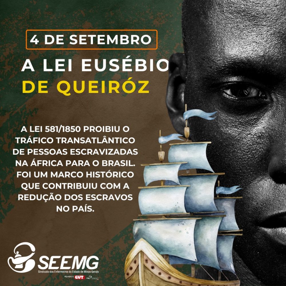 4 setembro - Dia da Lei Eusébio de Queirós