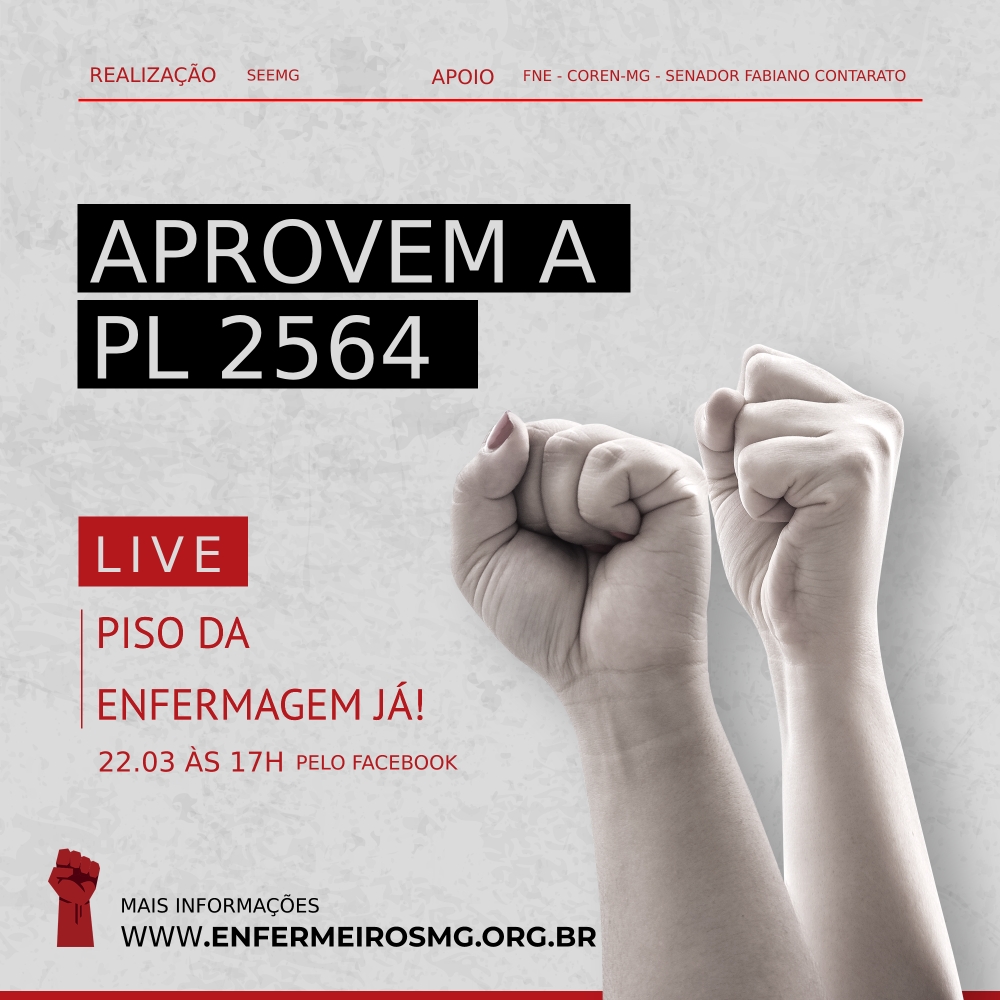 APROVEM A PL 2564! - NÃO PERCA NOSSA LIVE